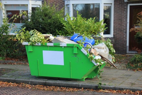 Recycling process for skip hire waste